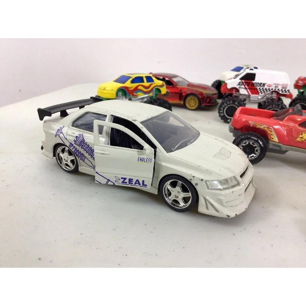 Hot Wheels Lot Of 10 Monster Truck Cars as Shown
